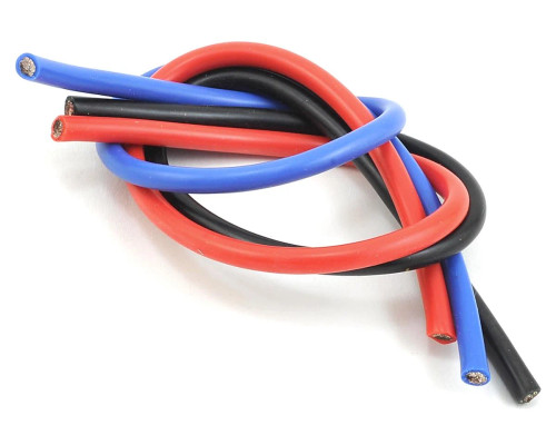 TQ Wire Silicone Wire Kit (Black, Red & Blue) (1' Each) (10AWG) (TQW1103) TQ Wire Silicone Wire Kit (Black, Red & Blue) (1' Each) (10AWG) (TQW1103)