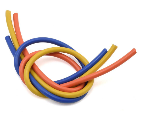TQ Wire Silicone Wire Kit (Blue, Yellow & Orange) (1' Each) (10AWG) (TQW1104) TQ Wire Silicone Wire Kit (Blue, Yellow & Orange) (1' Each) (10AWG) (TQW1104)