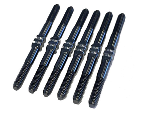 Whitz Racing Products HyperMax TLR 22 5.0 AC/DC/SR 3.5mm Titanium Turnbuckle Kit (Black) (WRP-TLR225ACDC-HM2)