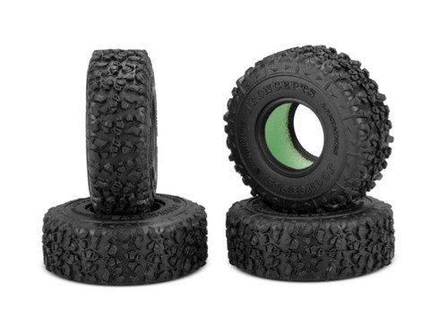 JConcepts Landmines 1.0" Micro Crawler Tires (4) (Green) (JCO4022-02)