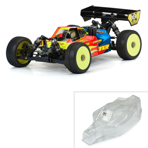 Pro-Line TLR 8ight-X/E 2.0 Axis 1/8 Buggy Body (Clear) (PRO3603-00) Pro-Line TLR 8ight-X/E 2.0 Axis 1/8 Buggy Body (Clear) (PRO3603-00)