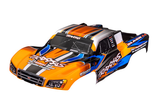 Traxxas Slash VXL Pre-Painted Body (Orange & Blue) (TRA6928T) Traxxas Slash VXL Pre-Painted Body (Orange & Blue) (TRA6928T)