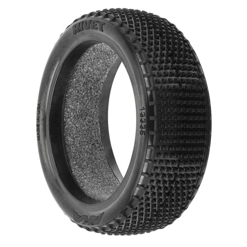 AKA Rivet Carpet 2.2" Front 4WD Buggy Tires (2) (Soft) (AKA13335GR) AKA Rivet Carpet 2.2" Front 4WD Buggy Tires (2) (Soft) (AKA13335GR)