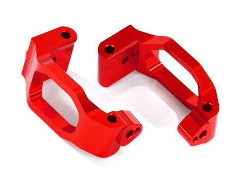 Traxxas Maxx Aluminum Caster Blocks (Red) (TRA8932R) Traxxas Maxx Aluminum Caster Blocks (Red) (TRA8932R)