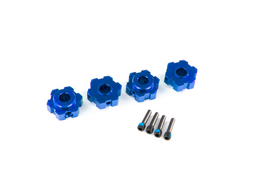 Traxxas Maxx Aluminum Wheel Hex (Blue) (4) (TRA8956X)