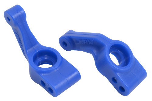 RPM Rear Traxxas Stub Axle Carriers (2) (Blue) (RPM80385) RPM Rear Traxxas Stub Axle Carriers (2) (Blue) (RPM80385)