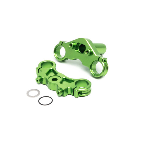 Losi Promoto-MX Aluminum Triple Clamp Set (Green) (LOS364008)