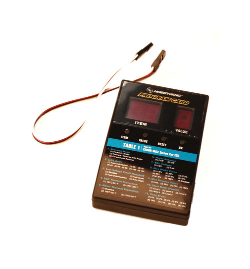 Hobbywing LED Program Card (HWA30501003)