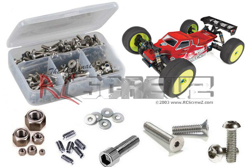 RC Screwz Associated RC8T4e Truggy Stainless Steel Screw Kit (RCZASC129) RC Screwz Associated RC8T4e Truggy Stainless Steel Screw Kit (RCZASC129)