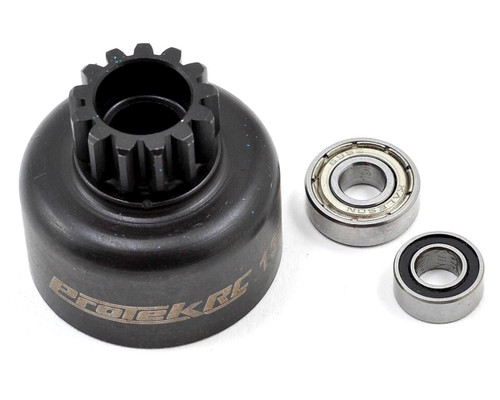 ProTek RC Hardened Clutch Bell w/Bearings (13T) (Losi 8IGHT Style) (PTK-7060)