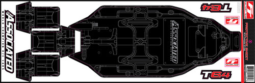Team Associated RC10T6.4 Factory Team Chassis Protective Sheet (1) (ASC71184) Team Associated RC10T6.4 Factory Team Chassis Protective Sheet (1) (ASC71184)