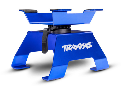 Traxxas RC Truck Stand 1/10 to 1/8 Scale Vehicles (TRA8796-BLUE) Traxxas RC Truck Stand 1/10 to 1/8 Scale Vehicles (TRA8796-BLUE)