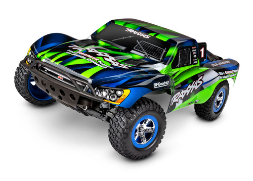 Traxxas Slash 1/10 RTR Short Course Truck (Green), TQ 2.4GHz Radio, Battery & USB-C (TRA58034-8-GRN) Traxxas Slash 1/10 RTR Short Course Truck (Green), TQ 2.4GHz Radio, Battery & USB-C (TRA58034-8-GRN)