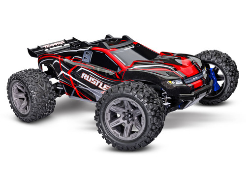 Traxxas Rustler 4X4 BL-2s Brushless 1/10 RTR Stadium Truck (Red) w/BL-2S ESC, TQ 2.4GHz Radio (TRA67164-4-RED) Traxxas Rustler 4X4 BL-2s Brushless 1/10 RTR Stadium Truck (Red) w/BL-2S ESC, TQ 2.4GHz Radio (TRA67164-4-RED)