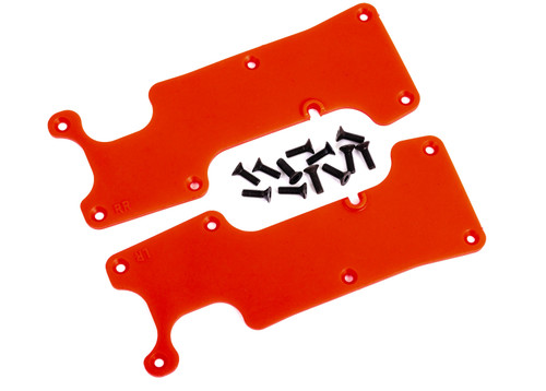 Traxxas Sledge Rear Left/Right Suspension Arm Covers (Red) (TRA9634R) Traxxas Sledge Rear Left/Right Suspension Arm Covers (Red) (TRA9634R)