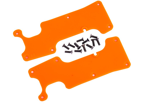 Traxxas Sledge Rear Left/Right Suspension Arm Covers (Orange) (TRA9634T) Traxxas Sledge Rear Left/Right Suspension Arm Covers (Orange) (TRA9634T)