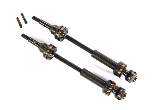 Traxxas Steel-Spline Constant-Velocity Front Driveshafts (2) (Complete Assembly) (TRA9051X) Traxxas Steel-Spline Constant-Velocity Front Driveshafts (2) (Complete Assembly) (TRA9051X)