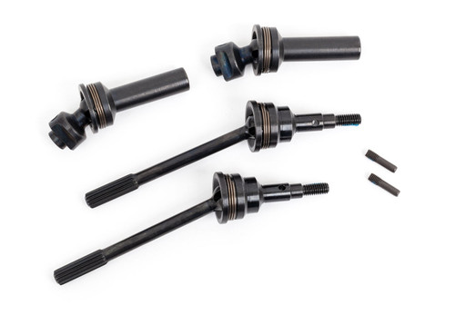 Traxxas Front Steel CV Driveshaft (2) Extreme Heavy Duty (TRA9051R) Traxxas Front Steel CV Driveshaft (2) Extreme Heavy Duty (TRA9051R)