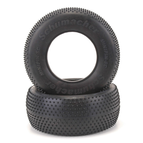 Schumacher "Mini Pin" Short Course Truck Tires (2) (Blue) (SCHU6768) Schumacher "Mini Pin" Short Course Truck Tires (2) (Blue) (SCHU6768)