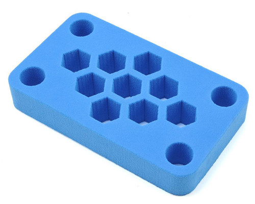 Maxline R/C Products 6x3.5x1" Foam Car Stand (Blue) (1/10 TC & 1/12) (MAX-0013)