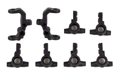 Team Associated RC10B7 Caster and Steering Blocks Set (ASC92414)