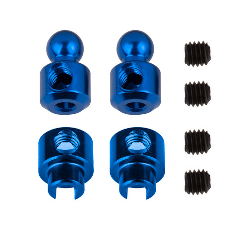Team Associated RC10B7 Anti-roll Sway Bar Aluminum Ball Joints (4) (ASC92457)
