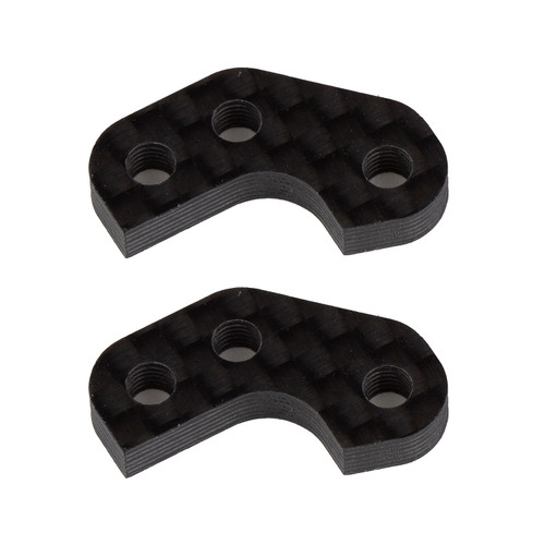 Team Associated RC10B7 Factory Team Caster Block Link Mounts (-3mm) (2) (ASC92470)