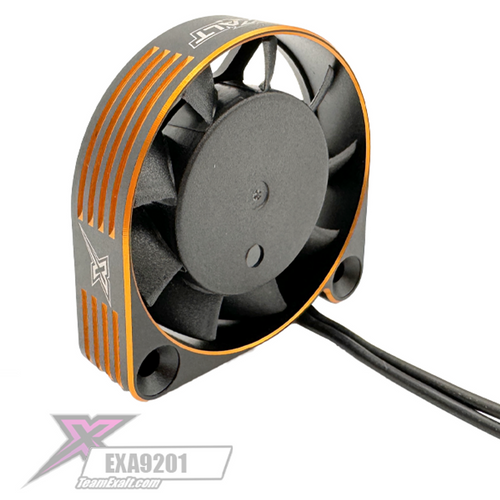 Exalt 40x40x10mm Aluminum High Speed Fan (Black/Gold) (EXA9201) Exalt 40x40x10mm Aluminum High Speed Fan (Black/Gold) (EXA9201)