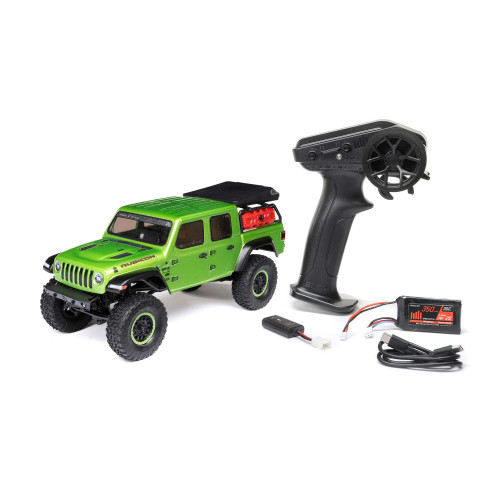 Axial SCX24 Jeep JT Gladiator 1/24 4WD RTR Scale Mini Crawler (Green) w/2.4GHz Radio (AXI00005V2T3) Axial SCX24 Jeep JT Gladiator 1/24 4WD RTR Scale Mini Crawler (Green) w/2.4GHz Radio (AXI00005V2T3)
