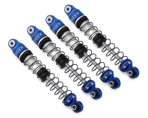 NEXX Racing AX24 52mm Aluminum Oil-Filled Long Travel Shocks (Blue) (4) (NX-403-BLU) NEXX Racing AX24 52mm Aluminum Oil-Filled Long Travel Shocks (Blue) (4) (NX-403-BLU)