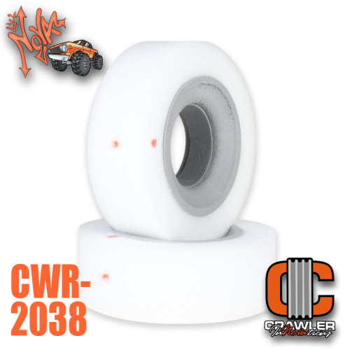 Crawler Innovations Lil' Nova Dual Stage 4.75" 1.9" Wide Crawler Foam w/Comp Cut Inner (2) (Medium Outer) (CWR-2038) Crawler Innovations Lil' Nova Dual Stage 4.75" 1.9" Wide Crawler Foam w/Comp Cut Inner (2) (Medium Outer) (CWR-2038)