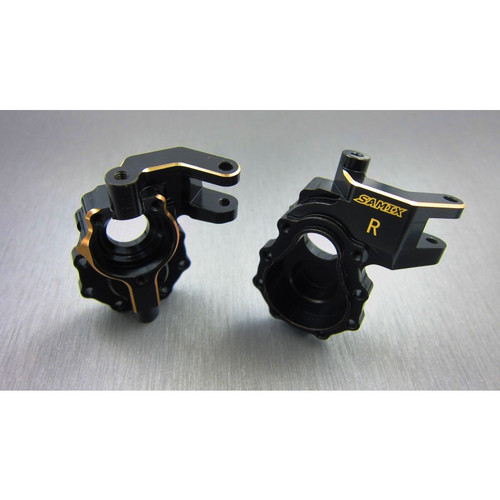 Samix Traxxas TRX-4 Brass Steering Knuckle (51g) (Black) (SAMTRX4-4412) Samix Traxxas TRX-4 Brass Steering Knuckle (51g) (Black) (SAMTRX4-4412)