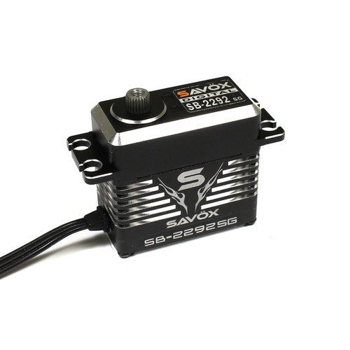 Savox SB-2292SG Black Edition Monster Torque Brushless Steel Gear Servo (High Voltage) (SAV-SB-2292SG) Savox SB-2292SG Black Edition Monster Torque Brushless Steel Gear Servo (High Voltage) (SAV-SB-2292SG)