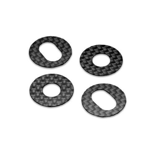 JConcepts RM2 1/8 Off-Road Carbon Fiber Body Shell Washer w/Adhesive Back (4) (JCO8153)