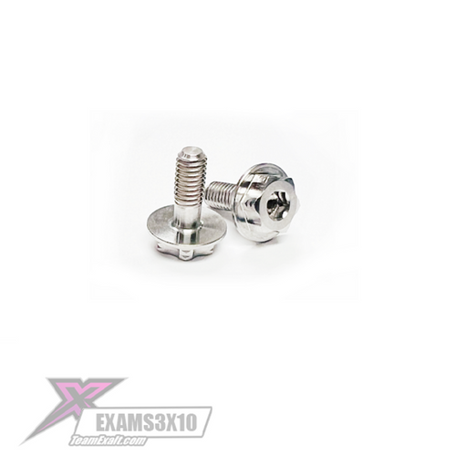 Exalt "Surelock" Titanium 2 in 1 Motor Screw Kit (2) 10mm length (EXAMS3X10) Exalt "Surelock" Titanium 2 in 1 Motor Screw Kit (2) 10mm length (EXAMS3X10)