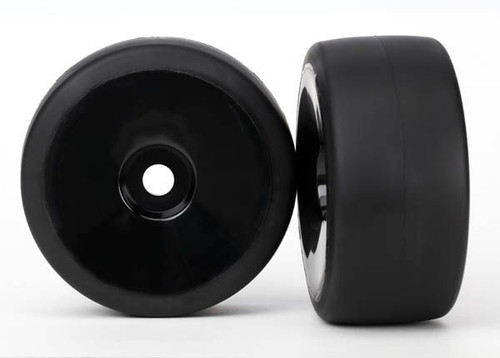 Traxxas XO-1 Front Tire w/Dish Wheels (2) (Black) (S1) (TRA6475) Traxxas XO-1 Front Tire w/Dish Wheels (2) (Black) (S1) (TRA6475)