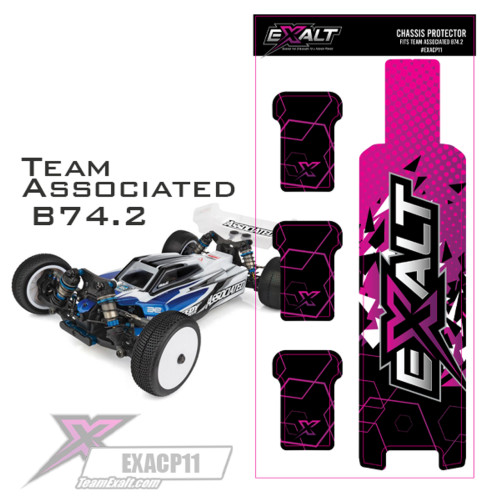 Exalt Team Associated B74.2 Chassis Protector (EXACP11) Exalt Team Associated B74.2 Chassis Protector (EXACP11)