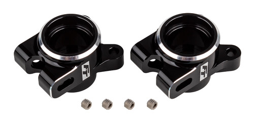 Team Associated RC10B7 Factory Team Aluminum Rear Hub Set (Black) (2) (ASC92472)