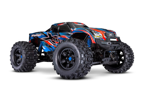 Traxxas X-Maxx 8S 1/6 4WD Brushless RTR Monster Truck (Blue) w/2.4GHz TQi Radio, TSM & Belted Tires (TRA77096-4-BLUE) Traxxas X-Maxx 8S 1/6 4WD Brushless RTR Monster Truck (Blue) w/2.4GHz TQi Radio, TSM & Belted Tires (TRA77096-4-BLUE)