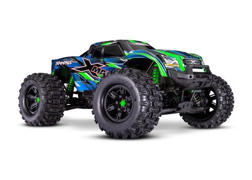 Traxxas X-Maxx 8S 1/6 4WD Brushless RTR Monster Truck (Green) w/2.4GHz TQi Radio, TSM & Belted Tires (TRA77096-4-GRN)