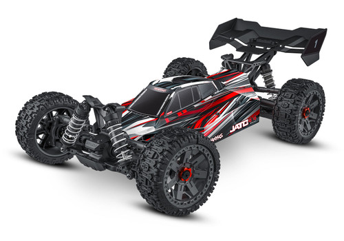 Traxxas Jato 4x4 BL-2S Brushless Buggy (Red) w/BL-2S ESC & TQ 2.4GHz Radio (TRA90154-4-RED)