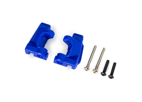 Traxxas Extreme Heavy Duty Caster Blocks (Blue) (TRA9136-BLUE)