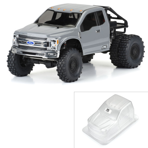 Pro-Line 2017 Ford F-250 Super Duty 1/10 Rock Crawler Body (Clear) (313mm) (Cab Only) (PRO3619-00)