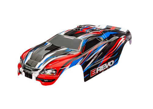 Traxxas 1/16 E-Revo Pre-Painted Body (Red/Blue) (TRA7115-RBLU) Traxxas 1/16 E-Revo Pre-Painted Body (Red/Blue) (TRA7115-RBLU)