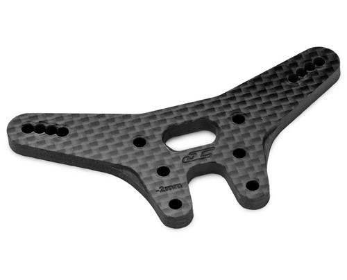 JConcepts RC10B7 Carbon Fiber Reart Shock Tower (-2mm) (Black) (JCO5215-2) JConcepts RC10B7 Carbon Fiber Reart Shock Tower (-2mm) (Black) (JCO5215-2)