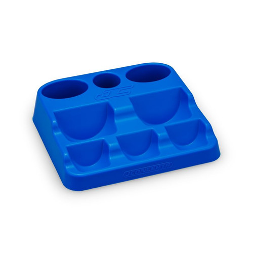 JConcepts Fluids & Grease Holding Station (Blue) (JCO28031) JConcepts Fluids & Grease Holding Station (Blue) (JCO28031)