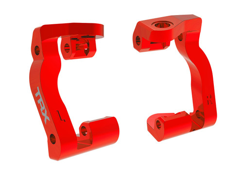 Traxxas Mini Maxx/XRT Aluminum Caster Blocks (Red) (TRA10733-RED) Traxxas Mini Maxx/XRT Aluminum Caster Blocks (Red) (TRA10733-RED)