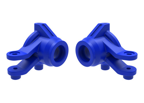 Traxxas Mini Maxx/XRT Steering Blocks (Blue) (TRA10736-BLUE)