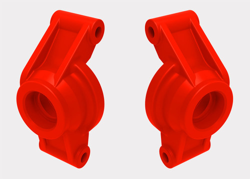 Traxxas Mini Maxx/XRT Stub Axle Carriers (Red) (TRA10752-RED)
