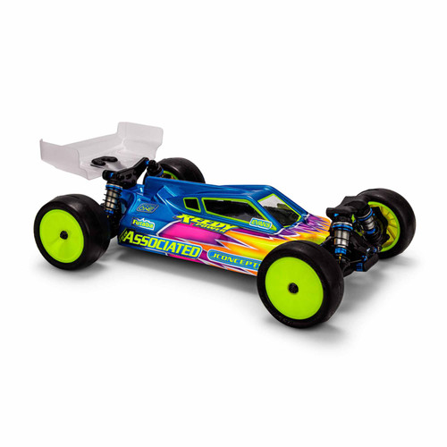 JConcepts RC10B84/B84D "P2" 1/10th 4WD Buggy Body w/Carpet/Turf/Dirt Wings (Clear) (Light Weight) (JCO0716L)